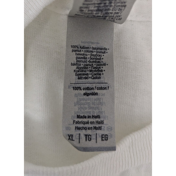 Big Ole Kitties Mens Short Sleeve T Shirt White Size XL - Picture 8 of 8